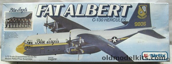 Airfix 1/72 C-130 Hercules 'Fat Albert' Blue Angels Support Aircraft, 5101 plastic model kit